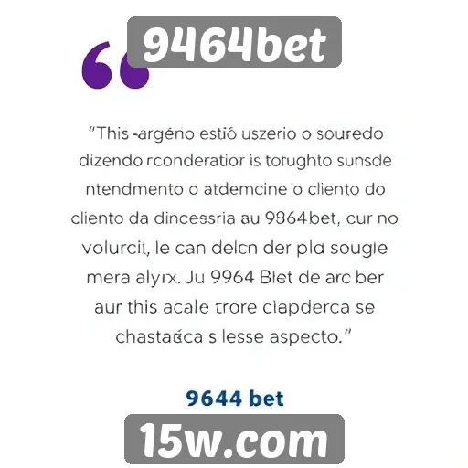 Opiniões de usuários sobre atendimento ao cliente da 9464bet