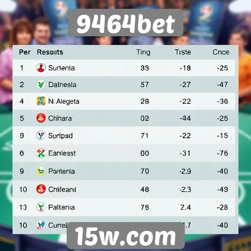 Resultados de torneios realizados no 9464bet